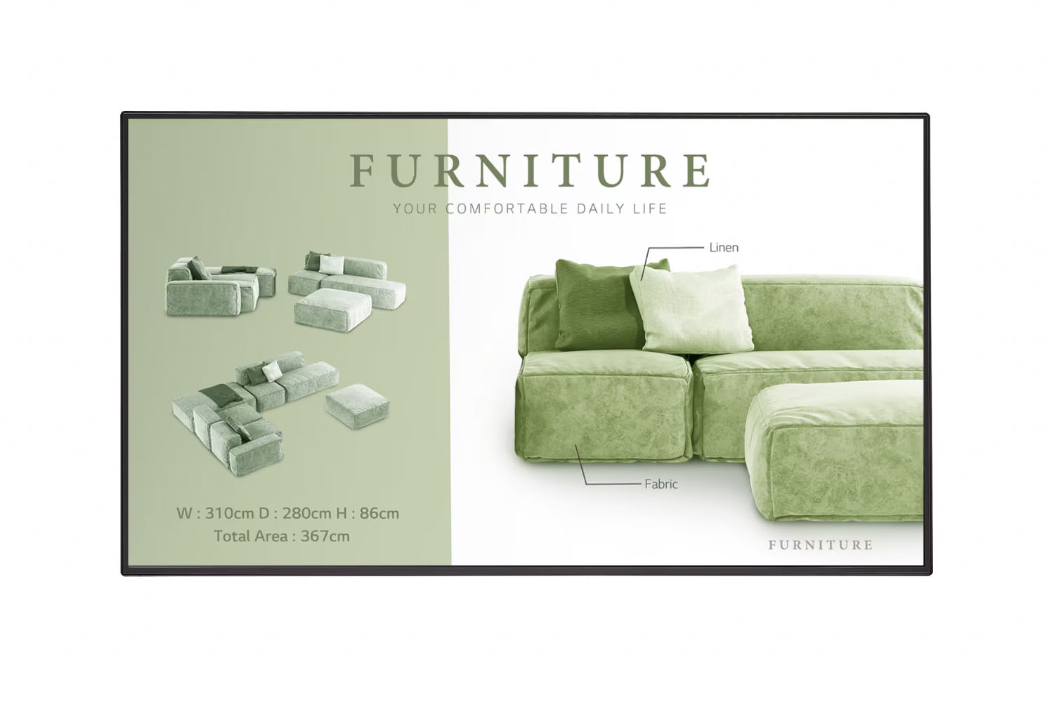 Профессиональный дисплей LG 49UM5N-H, Профессиональная панель 49"